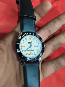 Classic Silver &amp; Black Men&#39;s Watch Dial Case Chang