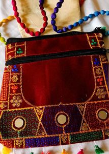 Radhe Krishna Sling Bag