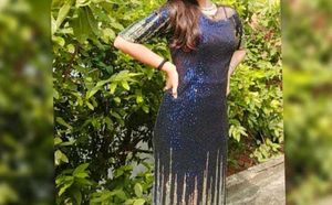 Bodycon Blue Dress
