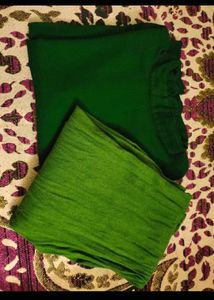 Band Gala Kurta Green Colour Sath Mein Lagi