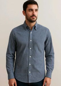 MOBACO Men's Striped Formal Shirt