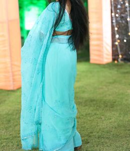 Elegant Blue Saree