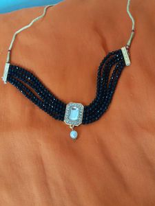 New Black Chokar Necklace Set