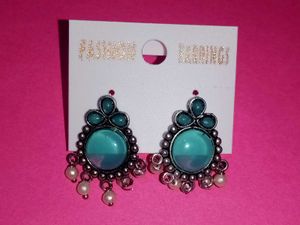 Boho Turquoise Drop Earrings