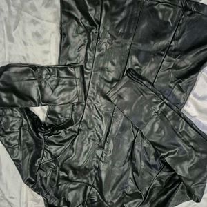 Faux Leather Jacket|Coat|goth|korean