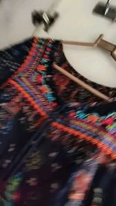 Embroidered Colorful Top