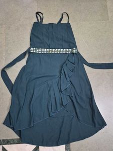 Green Flared Dress