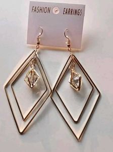 Geometric Drop Earrings