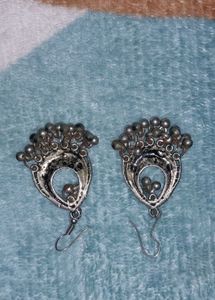 Silver Tone Jhumka
