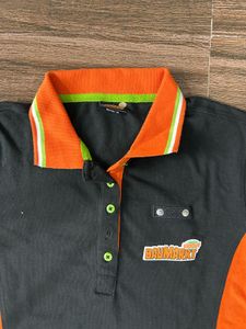 Retro Subway Long Sleeve Polo