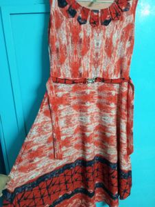 Coral Breeze Midi Dress&#34;