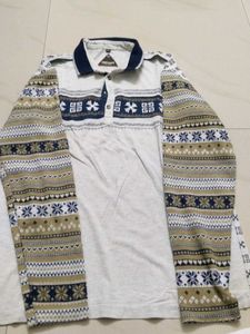 Patterned Long Sleeve T-Shirt