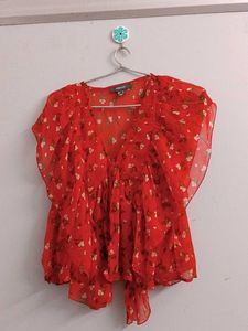 Red Floral Too