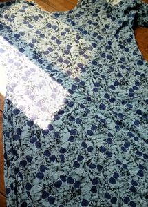 Floral Print Kurta