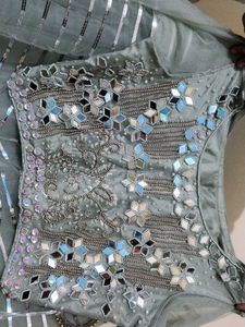 Grey Lehnga
