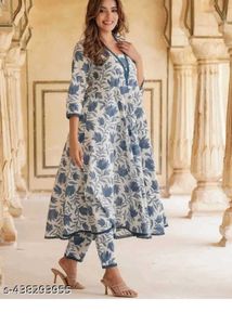 Floral Print Kurta Set