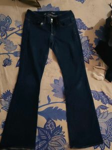 Flared Denim Jeans