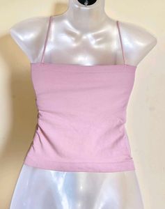 🎁Buy 2 Get 1 Free🎁Pink Spaghetti Papped Top