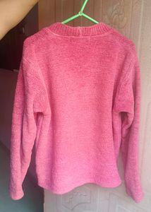 Women&#39;s Pink Sweater(Shimmery Acrylic)