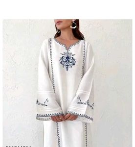 Kurti For Women White Color