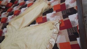 Net Sharara With Satin Lining