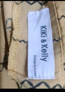 Light Musturd Top For Girl Or Woman 36 Bust