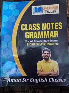 Aman Sir English Book