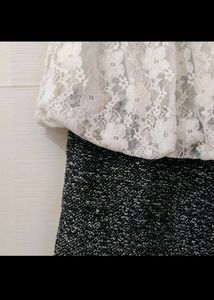 White Lace Tube Dress