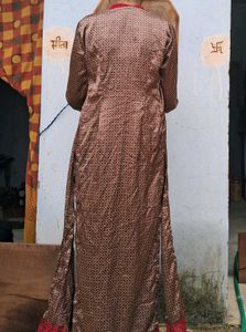 Patterned Top &amp; Duster Set