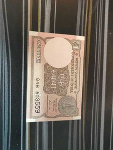 Indian One Rupee Note