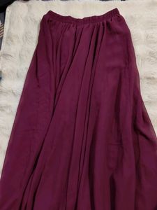 Burgundy Sharara