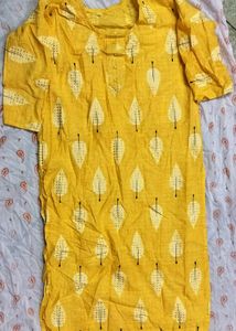 Yellow Kurti