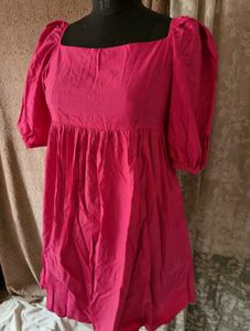 Pink Flared Dress 💗