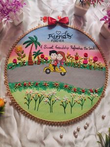 Handmade Embroidery Hoop For Friendship