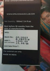 Spruce Shave Club Oud Parfum || 100ml