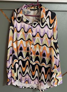 Retro Patterned Shirt