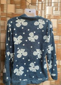 Floral Print Pullover Sweater