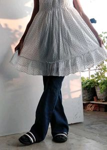 White Polka Dot Dress