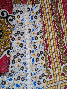 Floral Print Pant And Kurta Set