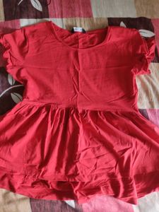 Red Crop Top