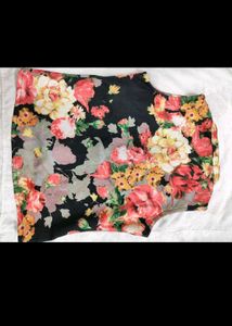 Floral Sleeveless Top(sleeves Available)