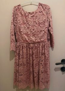 Vero Moda: Mauve Lace Dress
