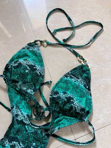 Snake Print Hot Swimwear Monokini Bodysuit