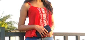 💯limited offer Cute red crop top