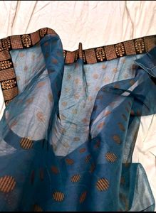 🍁Saree With Blouse🍁