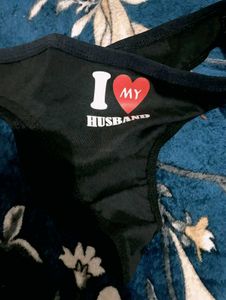 I Heart My Husband Thong