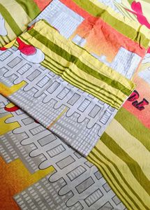 Printed Cartoon Bedsheet