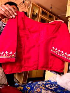 Embroidered MAA Durga Blouse