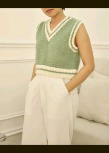 Handmade Knit Sweater Vest