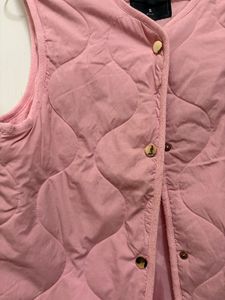 Pink Quilted Vest